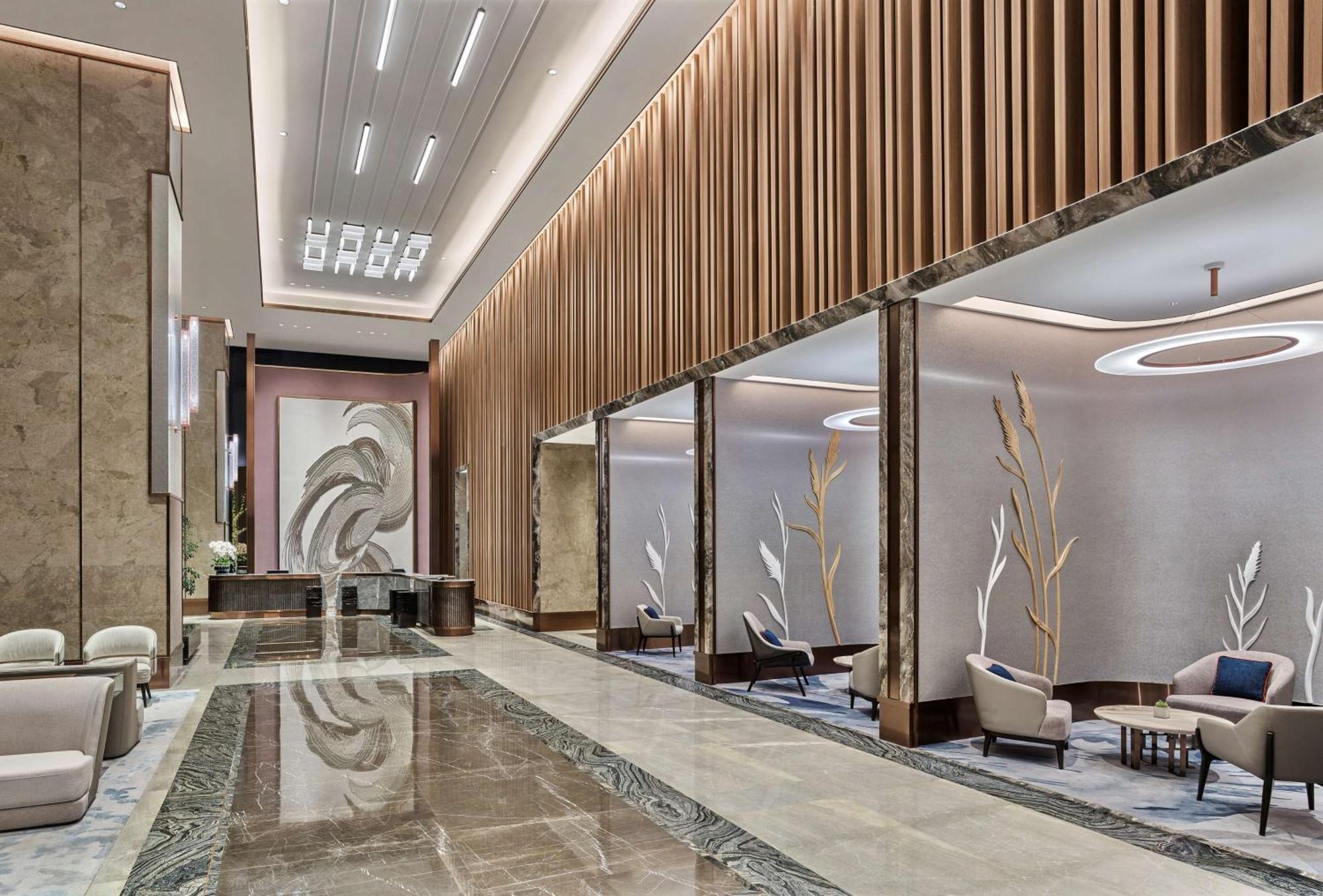 ホテル Hilton Yancheng 塩城 エクステリア 写真